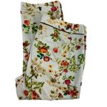 Disney ’s Alice Through the Looking Glass White Floral Capri Length Pants Size 10 Photo 2