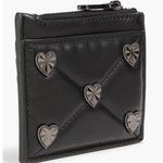 Love moschino Studded Quilted Black Cardholder Photo 1