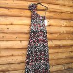 Mac Duggal  20331 EMBELLISHED RUFFLED ONE SHOULDER A LINE GOWN Black 12 Photo 6