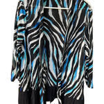 Chico's Chico’s Travelers size XL(3) animal print open cardigan semi sheer. Photo 0