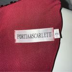 Portia and Scarlett STUNNING Deep Red Sequin Long Sleeve Dress Size 2 Photo 11