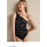 MiracleSuit  One Shoulder One Piece Swimsuit Multicolor Size 12 Twist-Front minx Photo 2