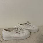 Superga  Classic White Lace-Up Sneakers Photo 1