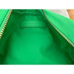 Stoney Clover Lane Stoney Clover "Avocado" Kelly Green Gold Zip BG Pearl Monogram Large Pouch Photo 5