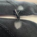 Charter Club  Raschel Knit Toggle Poncho Wrap in Black, One Size NWT Photo 5