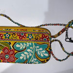 Vera Bradley  Provencal Yellow All In One Wristlet Crossbody Floral Pattern P Photo 0