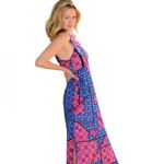 MINKPINK  Patchwork Print High Neck Halter  Maxi Dress S Photo 4