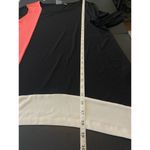 Chico's  1 Tunic Top Womens M 8 Scoop Neck Long Sleeve Colorblock Stretch Photo 6