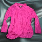 Size Medium Spoon Jeans Pink 100% Cotton Collared Top Photo 2