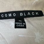 Como Black Comp Black Dandelion Blouse Size Medium Cream and White Photo 2