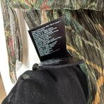 Ba&sh Hendrix Floral Metallic Plissé Knit Long Sleeve Maxi Dress Size 0 XS Black Photo 12