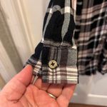 Maurice's Relaxed Flannel Plaid Duster Tunic Top Holiday Soft Cozy Comfy Large Photo 3