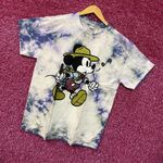 Mickey Mouse Whistlin Explorer Park Ranger Disney Tie Dye L Photo 2