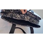 Vera Bradley Traveler Bag Paisley Noir Laptop Sleeve Carry-On Top compartments Photo 6
