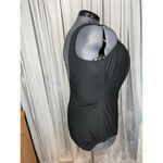 Longitude one piece swimsuit Vintage 1980s striped Photo 5