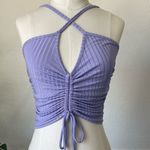 Lavender Ruched Top Purple Size M Photo 1