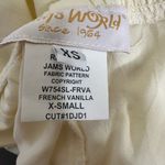Jams World  French Vanilla Elastic Waist Pants size Extra Small NWT Photo 4