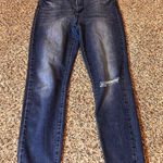 Altar'd State  Distressed Jeans‎ Frayed Hem Dark Wash Denim Casual Size 29 Photo 0
