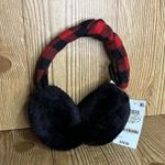 INC International Concepts black and red ear muffs warmers Photo 1