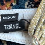 Triangl Swimwear Shimmering Gold Bikini Set Size M Photo 3