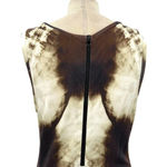 Haute Hippie  Brown X-Ray Tie-Dye Print Tank‎ Dress Size Large Photo 6