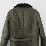 Nike Quilted Jacket With Faux Fur Collar Photo 4