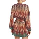 Ramy Brook Michaela Sequin Chevron Wrap Minidress Multicolor Plus Size 3 XL NWT Photo 10