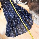 Drew ANTHROPOLOGIE  Navy Floral High Low Wrap Dress‎ Size XS Photo 9