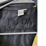 FUDA International Vintage Silk Full Zip Jacket w/ Pockets Medium Black Photo 4
