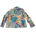 Bend Over Hippie Paisley Denim Jacket‎ Size 22W Cowgirl 4 Pocket Button Up Boho Pink Photo 1