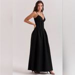 House Of CB HOUSE OF‎ CB 'Lova' Black Corset Maxi Ball Gown Dress sz M NWOT Photo 1