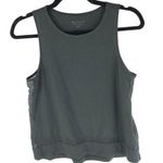 Athleta  Womens Essence Mesh Trim Tank Top Work Out Athletic Gray XXS Photo 0