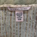 Victoria's Secret coverup beach romper gold metallic shine beige Size Small Photo 3