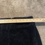 Gap  Skirt Womens 6 Corduroy Black Pencil Knee Fitted Back Zipper Modest Minimal Photo 3