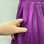 Anthropologie Corey Lynn Calter Two Tone Purple Wide-Leg Satin Pants Sz S Photo 14