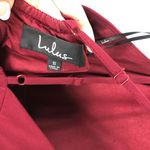 Lulus Mythical Kind of Love Wine Red Chiffon Maxi Dress Small Wedding Cocktail Photo 4