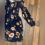 205 Collins Pink, blue and Gray Off the Shoulder Pleated Sundress Photo 4