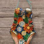 Ash Splash Bathing Suit Vintage Colorful  Talla SML vibrant colors Photo 0