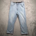 LuLaRoe  Jeans 30" Light Wash Denim Wide Leg Cropped High Rise Stretch Comfort Photo 1