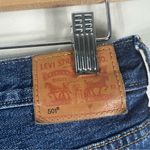 Levi's Levi’s 501 Dark Wash High Waisted Jean Shorts Photo 3