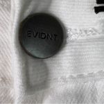 EVIDNT Los Angeles Size 26 Essen Relaxed White Raw Hem Straight Leg Denim Jeans Photo 5