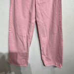 Just Black  Denim Pink High Rise Wide Leg Jeans Sz 24 Photo 3