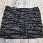 Retrofête Retrofete Emory Sequin Tiger Stripe Skirt Black Size Medium NWT Beaded Photo 3