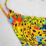 NEW It’s Now Cool square top string bottom bikini in bananas, M‎ Green Size M Photo 4