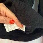 ZARA crewneck black texture oversized sweater small Photo 3