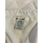 At Last Crochet Cami Top Linen Blend Sleeveless Boho Chic Tank Top Large Photo 3