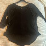 Free People classic  oversized longsleeve black Photo 0