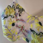 Urban Outfitters Floral Embroidered Cropped Tank Bralette Lined XS Photo 3