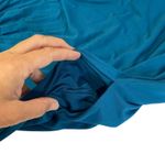 Soma  Teal COOL DAYS  Dress with Metallic Details at shoulders Size SMALL Photo 6