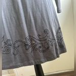 Ariat Y2K Studded Velvet Dress XS goth vintage embellished layered Photo 3